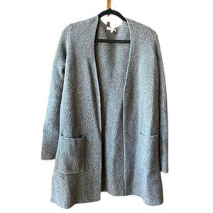 Madewell XS charcoal grey open cardigan